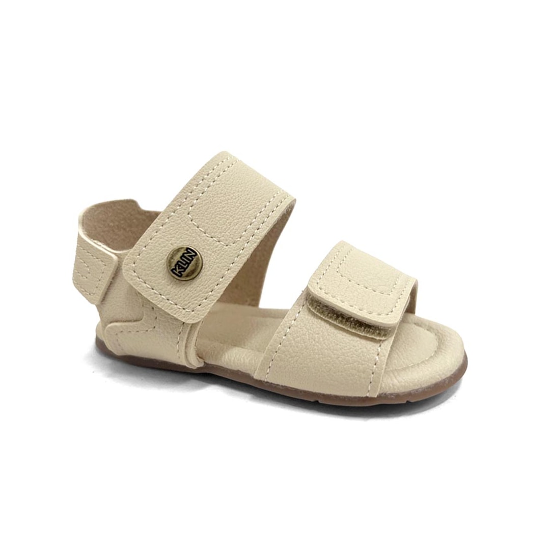 Sandália Klin Infantil Baby Cup Cake 515254 Off White New Sandália Klin Infantil Baby Cup Cake 515254 Off White New