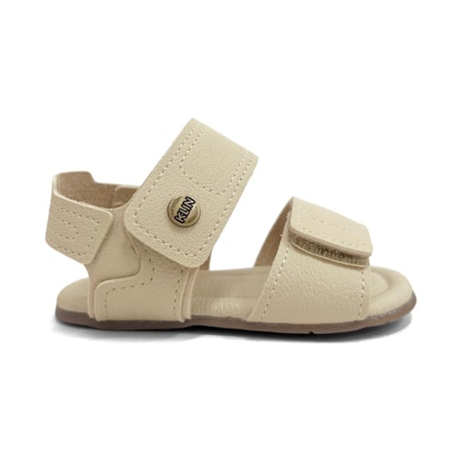 Detalhe - Sandália Klin Infantil Baby Cup Cake 515254 Off White New