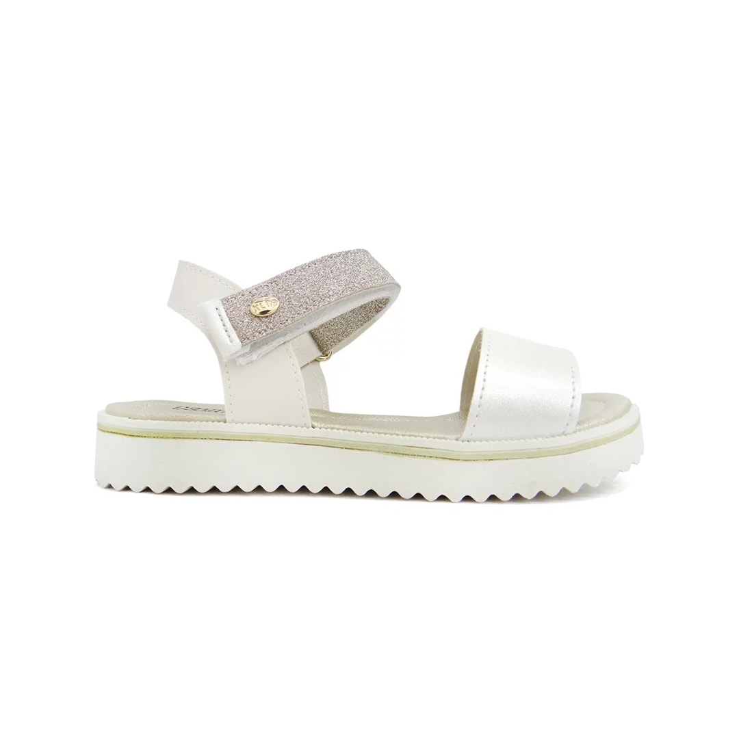 Sandália Klin Infantil Lola 420034 Off White/Dourado Sandália Klin Infantil Lola 420034 Off White/Dourado