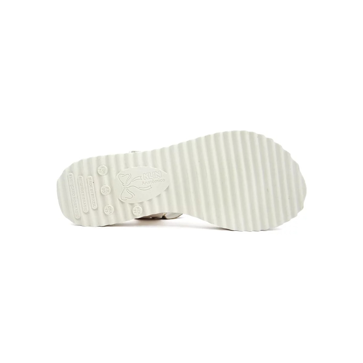 Sandália Klin Infantil Lola 420034 Off White/Dourado Sandália Klin Infantil Lola 420034 Off White/Dourado