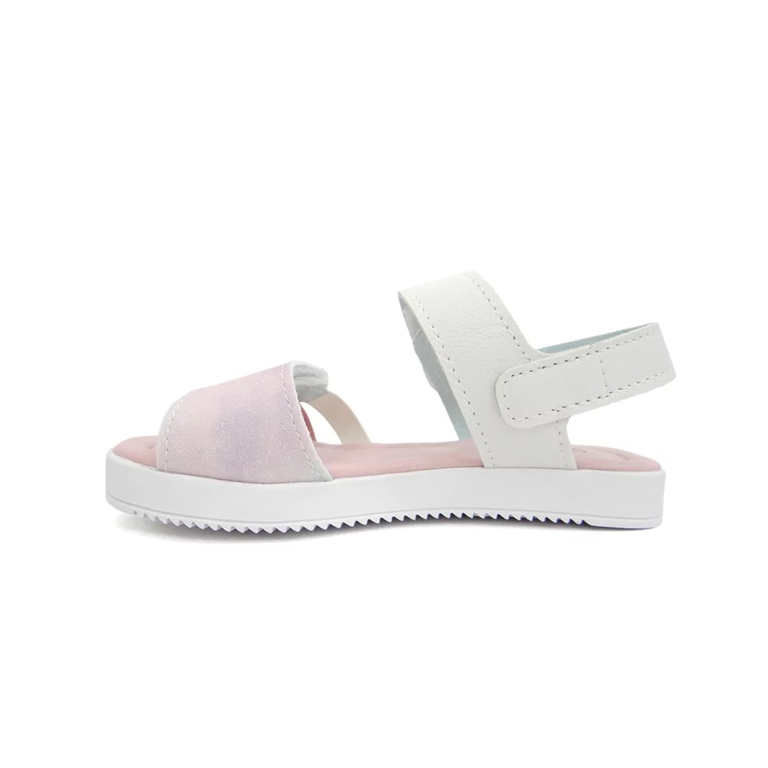 Sandália Klin Infantil Lolinha 421031 Branco/Rosa Sandália Klin Infantil Lolinha 421031 Branco/Rosa