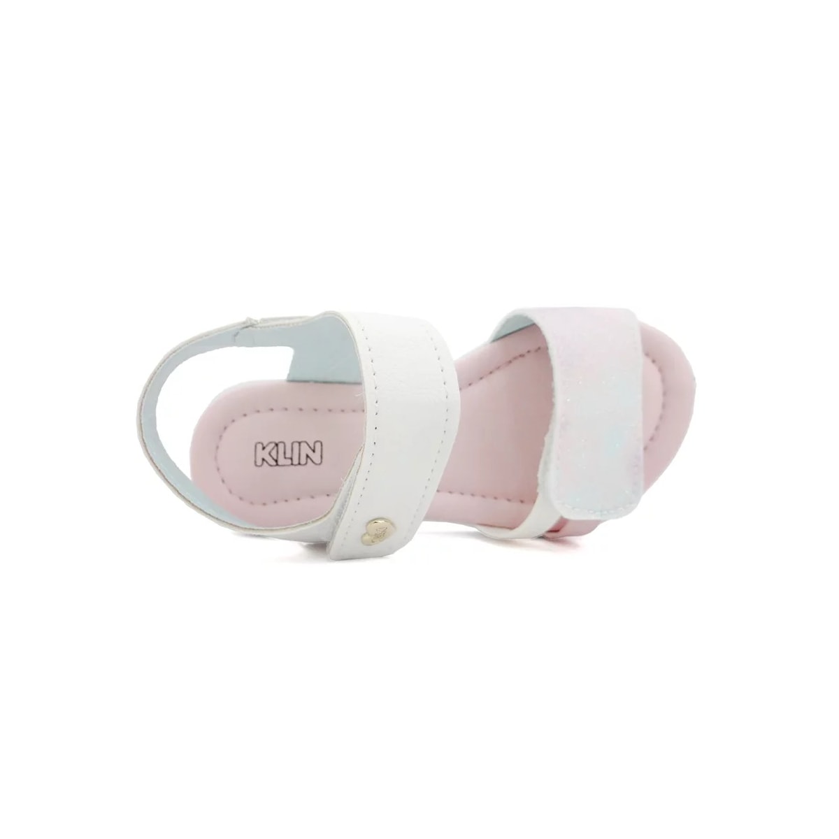Sandália Klin Infantil Lolinha 421031 Branco/Rosa Sandália Klin Infantil Lolinha 421031 Branco/Rosa