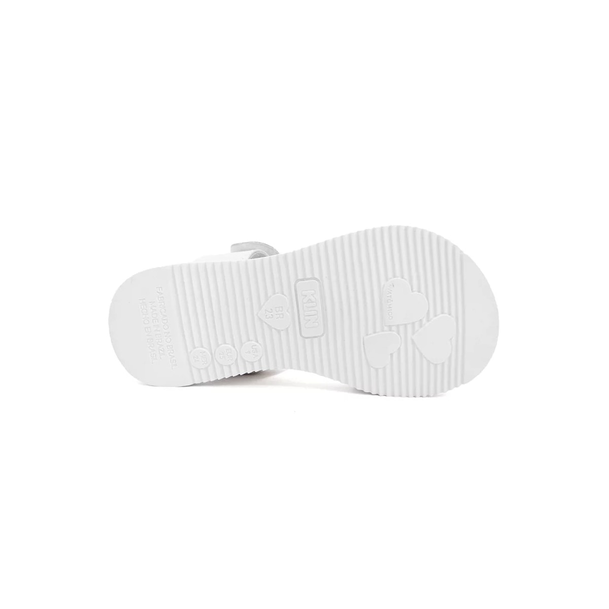 Sandália Klin Infantil Lolinha 421031 Branco/Rosa