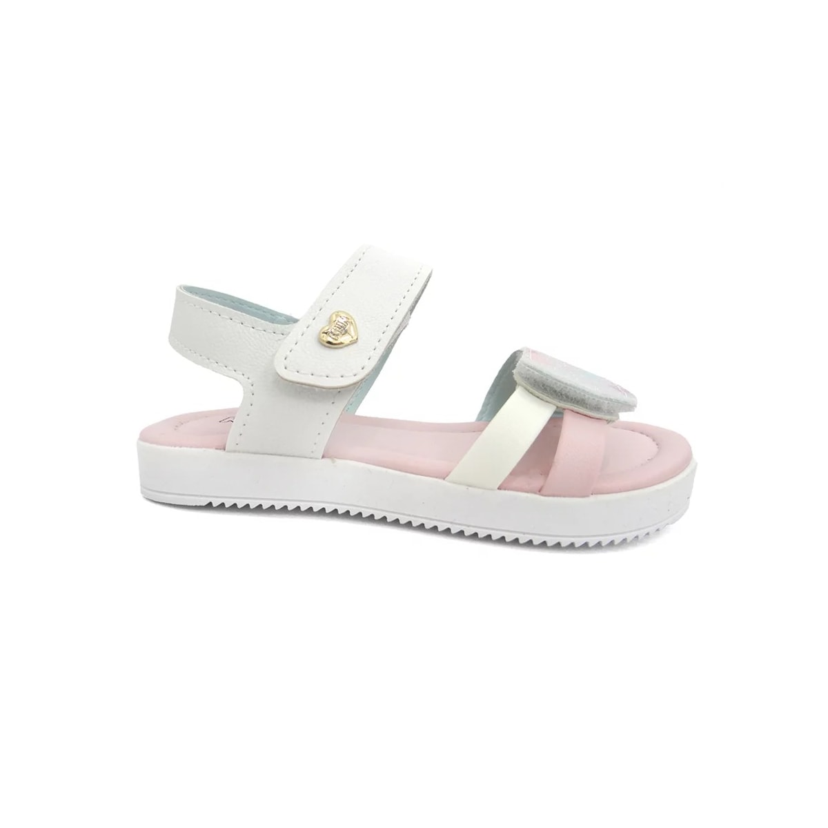 Sandália Klin Infantil Lolinha 421031 Branco/Rosa Sandália Klin Infantil Lolinha 421031 Branco/Rosa