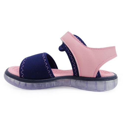 Sandalia Klin Infantil Papete Light 229004 Marinho/Rosa