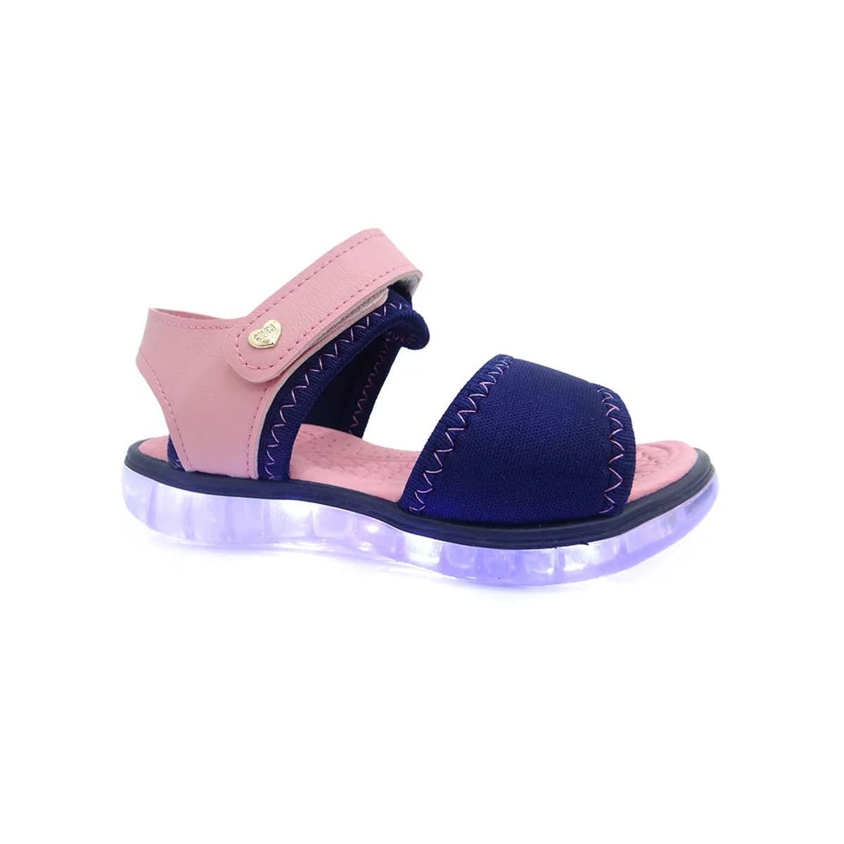 Sandália Klin Infantil Papete Light 229004 Marinho/Rosa Sandália Klin Infantil Papete Light 229004 Marinho/Rosa