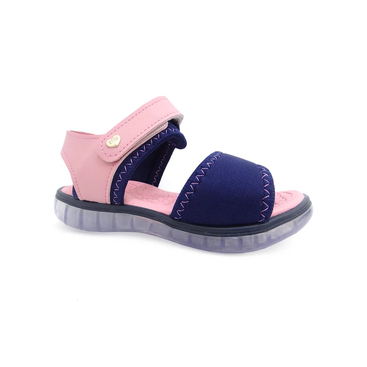 Sandália Klin Infantil Papete Light 229004 Marinho/Rosa Sandália Klin Infantil Papete Light 229004 Marinho/Rosa
