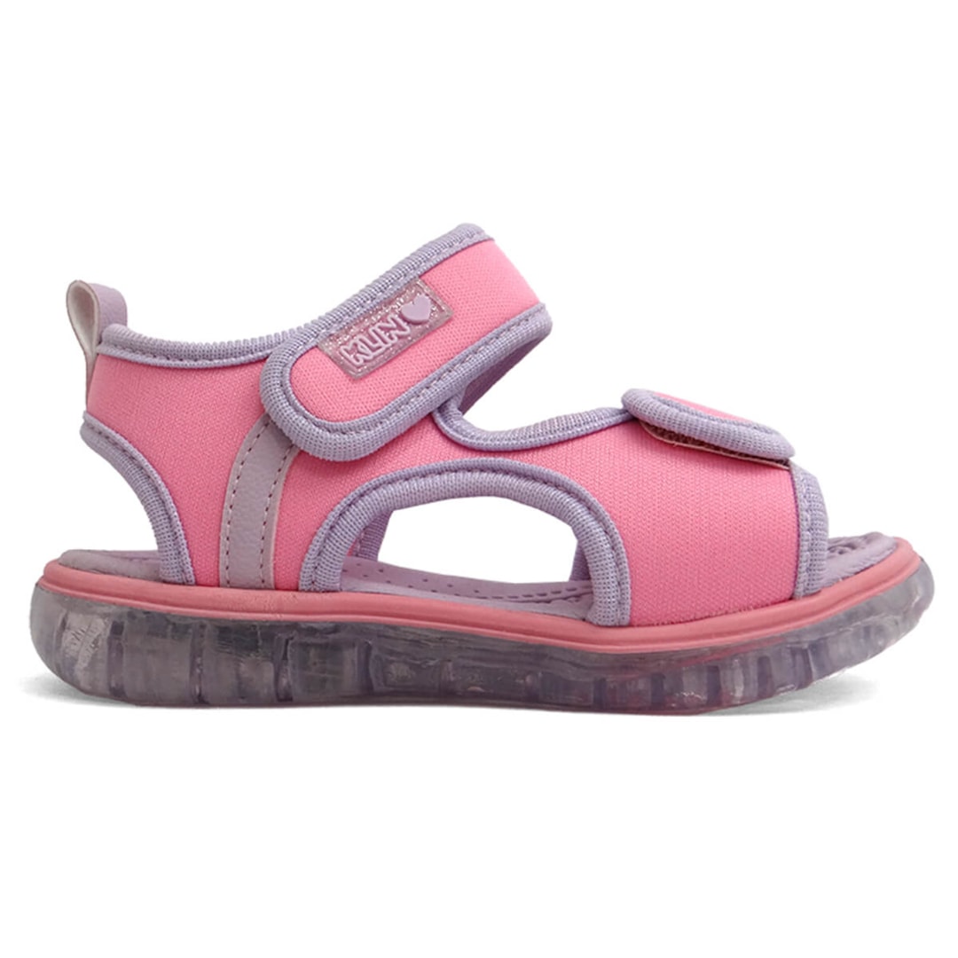 Sandália Klin Infantil Papete Light de Tecido 229012 Rosa Doce Sandália Klin Infantil Papete Light de Tecido 229012 Rosa Doce