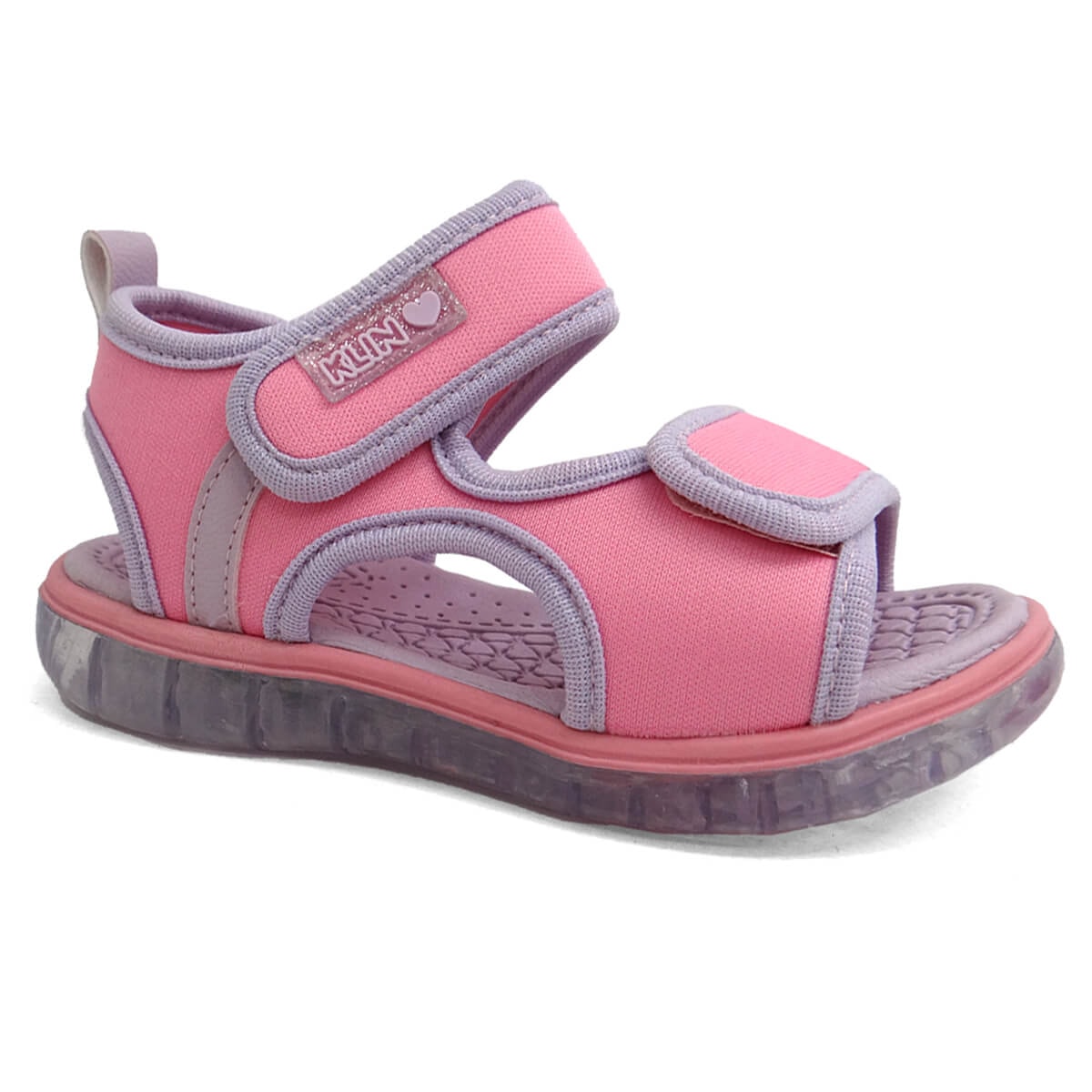 Sandália Klin Infantil Papete Light de Tecido 229012 Rosa Doce Sandália Klin Infantil Papete Light de Tecido 229012 Rosa Doce