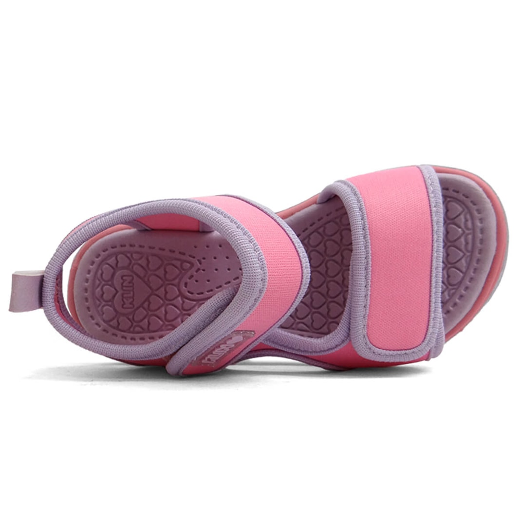 Sandália Klin Infantil Papete Light de Tecido 229012 Rosa Doce Sandália Klin Infantil Papete Light de Tecido 229012 Rosa Doce