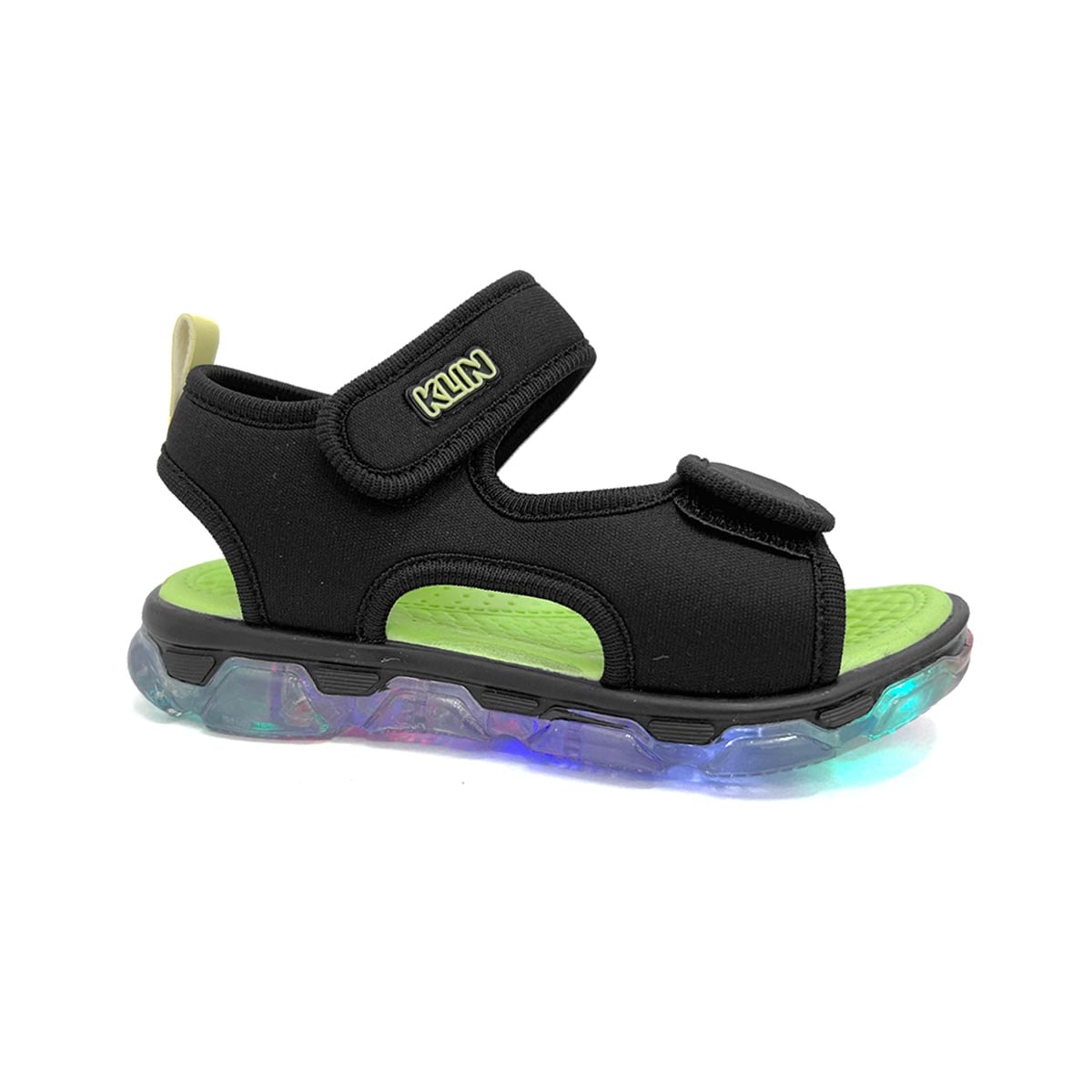 Sandália Klin Infantil Papete Light Tecido 132068 Preto Sandália Klin Infantil Papete Light Tecido 132068 Preto