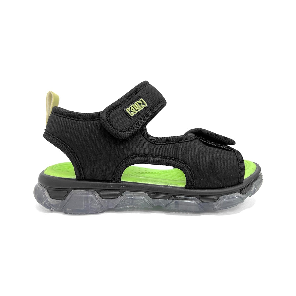 Sandália Klin Infantil Papete Light Tecido 132068 Preto Sandália Klin Infantil Papete Light Tecido 132068 Preto