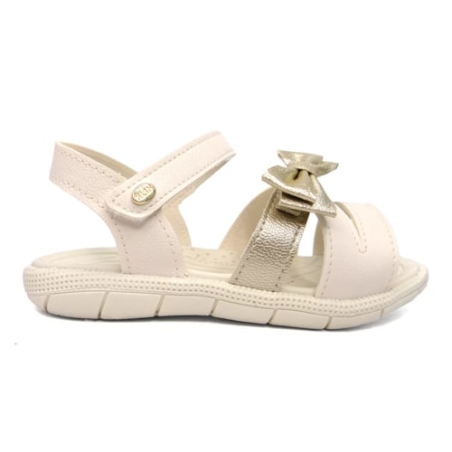 Sandalia Klin Infantil Tic Tac Casual 171204 Off White