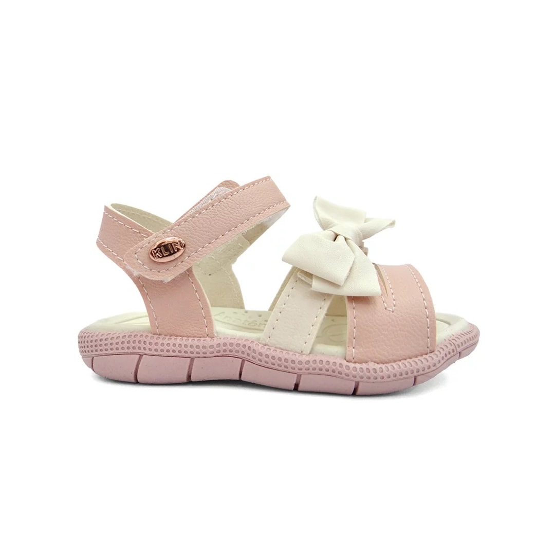 Sandália Klin Infantil Tic Tac Casual 171204 Rosa/Off White Sandália Klin Infantil Tic Tac Casual 171204 Rosa/Off White