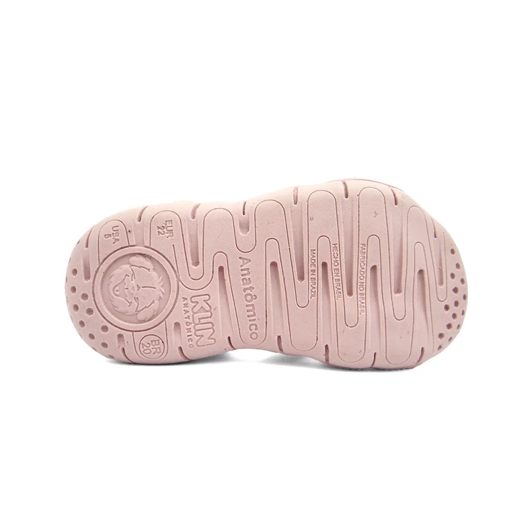 Sandália Klin Infantil Tic Tac Casual 171204 Rosa/Off White Sandália Klin Infantil Tic Tac Casual 171204 Rosa/Off White
