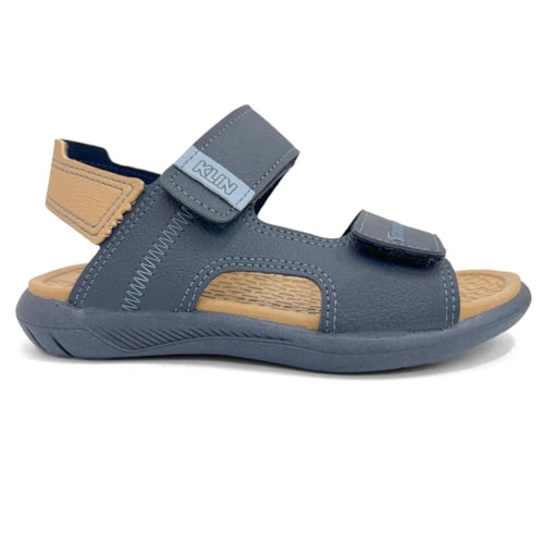 Detalhe - Sandália Klin Infantil Urban Papete 129163 Marinho