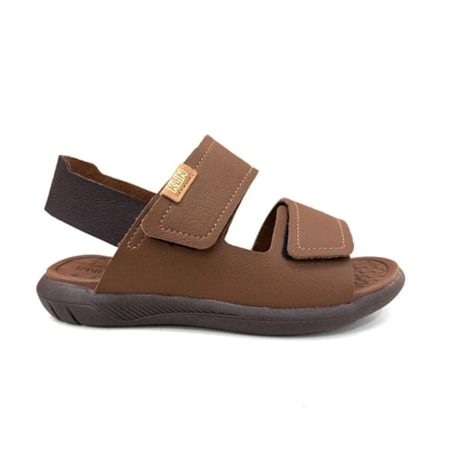 Detalhe - Sandália Klin Infantil Urban Papete 129184 Whisky