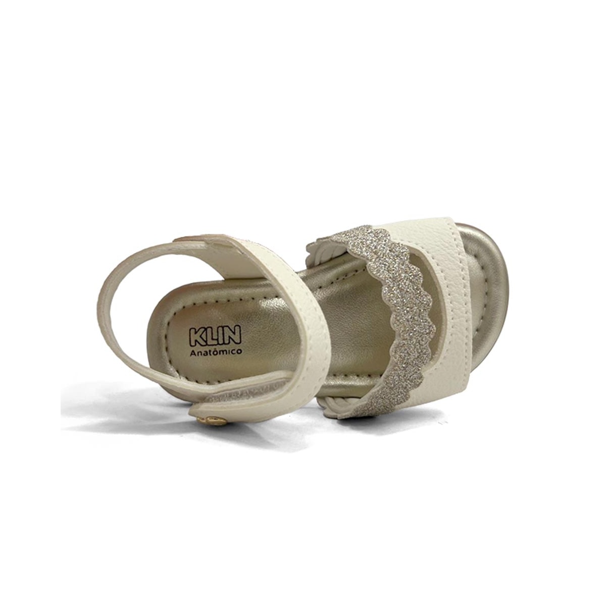 Sandália Klin Menina Baby Cup Cake 515249 Off White Sandália Klin Menina Baby Cup Cake 515249 Off White
