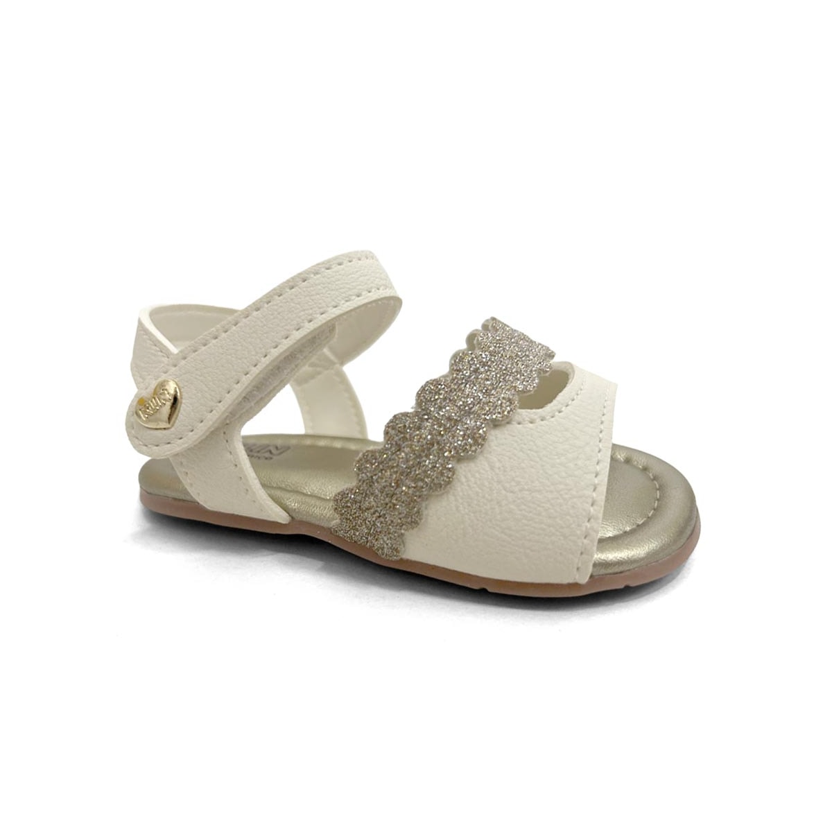 Sandália Klin Menina Baby Cup Cake 515249 Off White Sandália Klin Menina Baby Cup Cake 515249 Off White