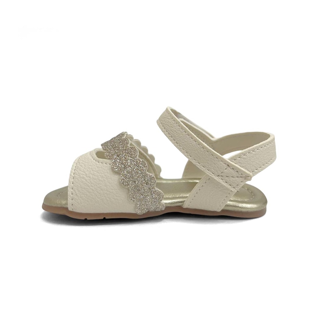 Sandália Klin Menina Baby Cup Cake 515249 Off White