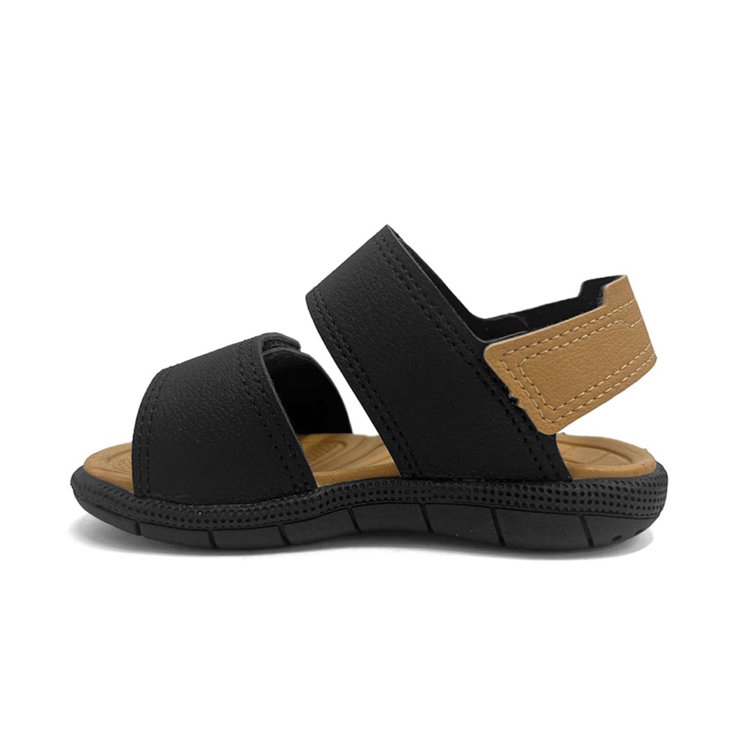 Sandália Klin Menino Tic Tac Casual Papete 171262 Preto Sandália Klin Menino Tic Tac Casual Papete 171262 Preto