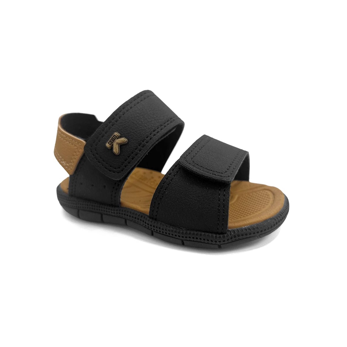 Sandália Klin Menino Tic Tac Casual Papete 171262 Preto Sandália Klin Menino Tic Tac Casual Papete 171262 Preto