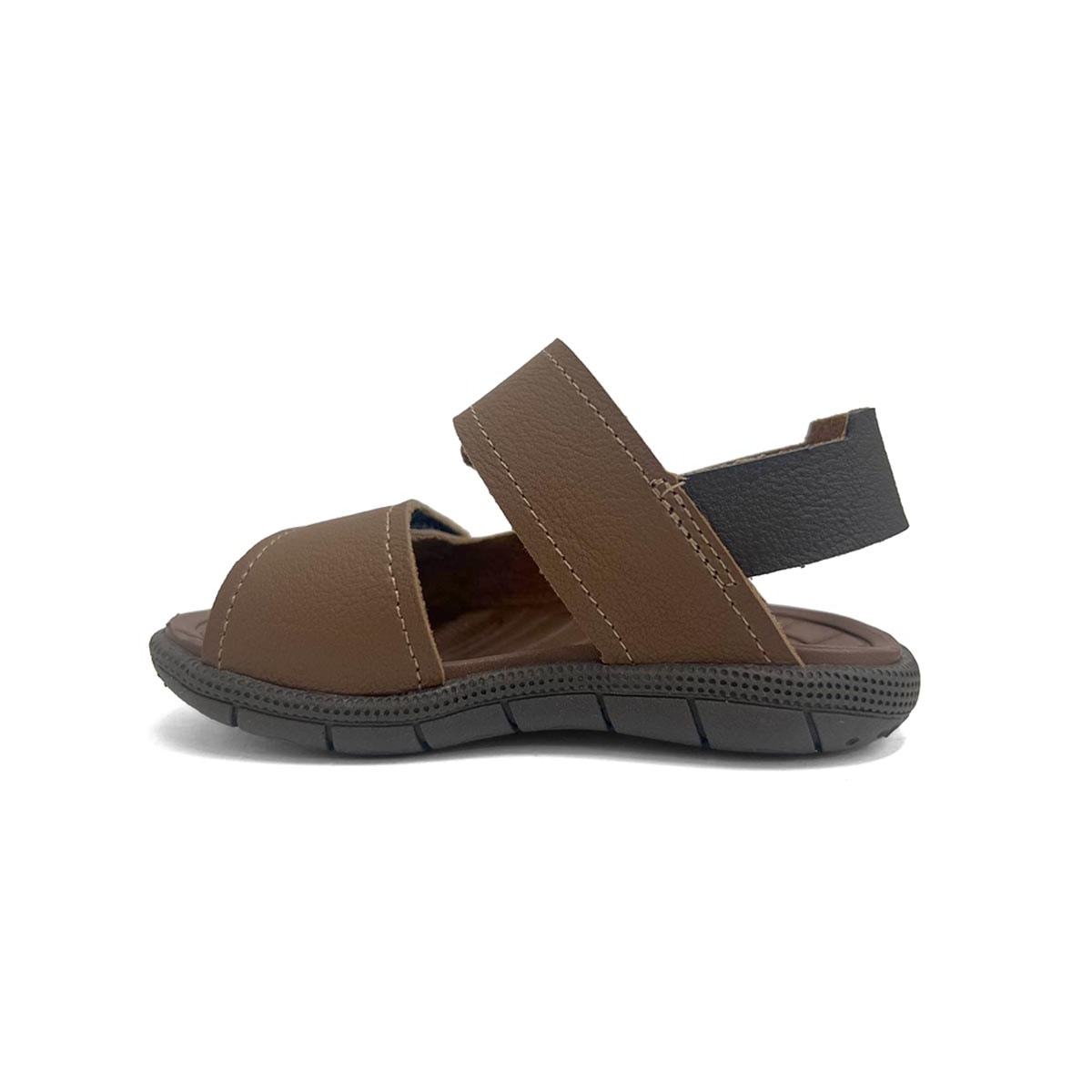 Sandália Klin Menino Tic Tac Casual Papete 171266 Whisky Sandália Klin Menino Tic Tac Casual Papete 171266 Whisky