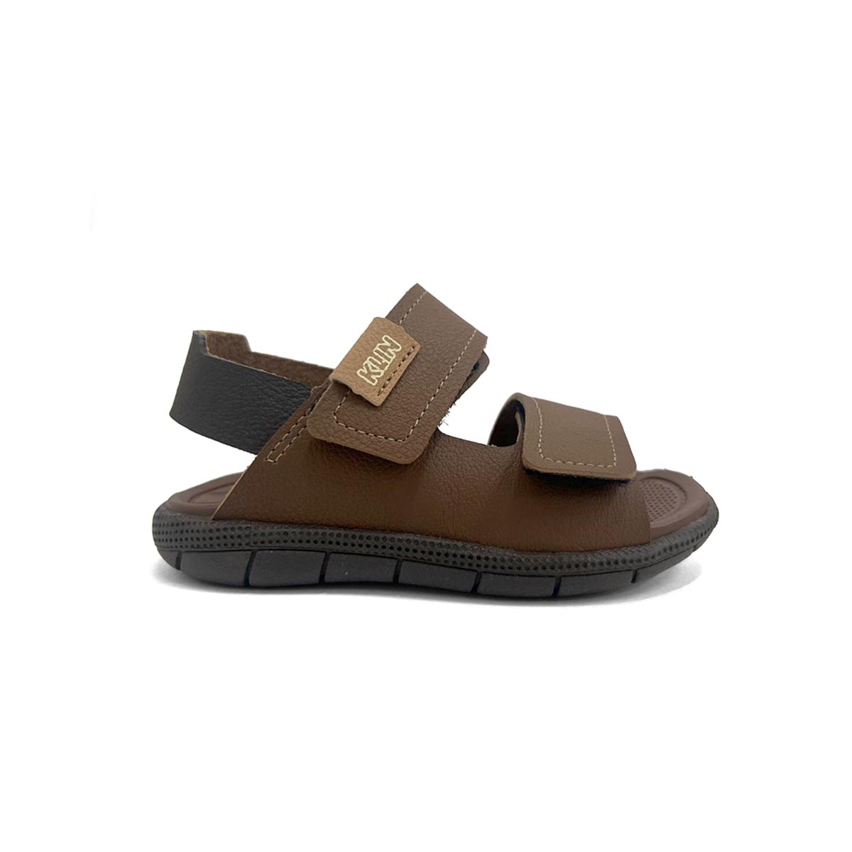 Sandália Klin Menino Tic Tac Casual Papete 171266 Whisky