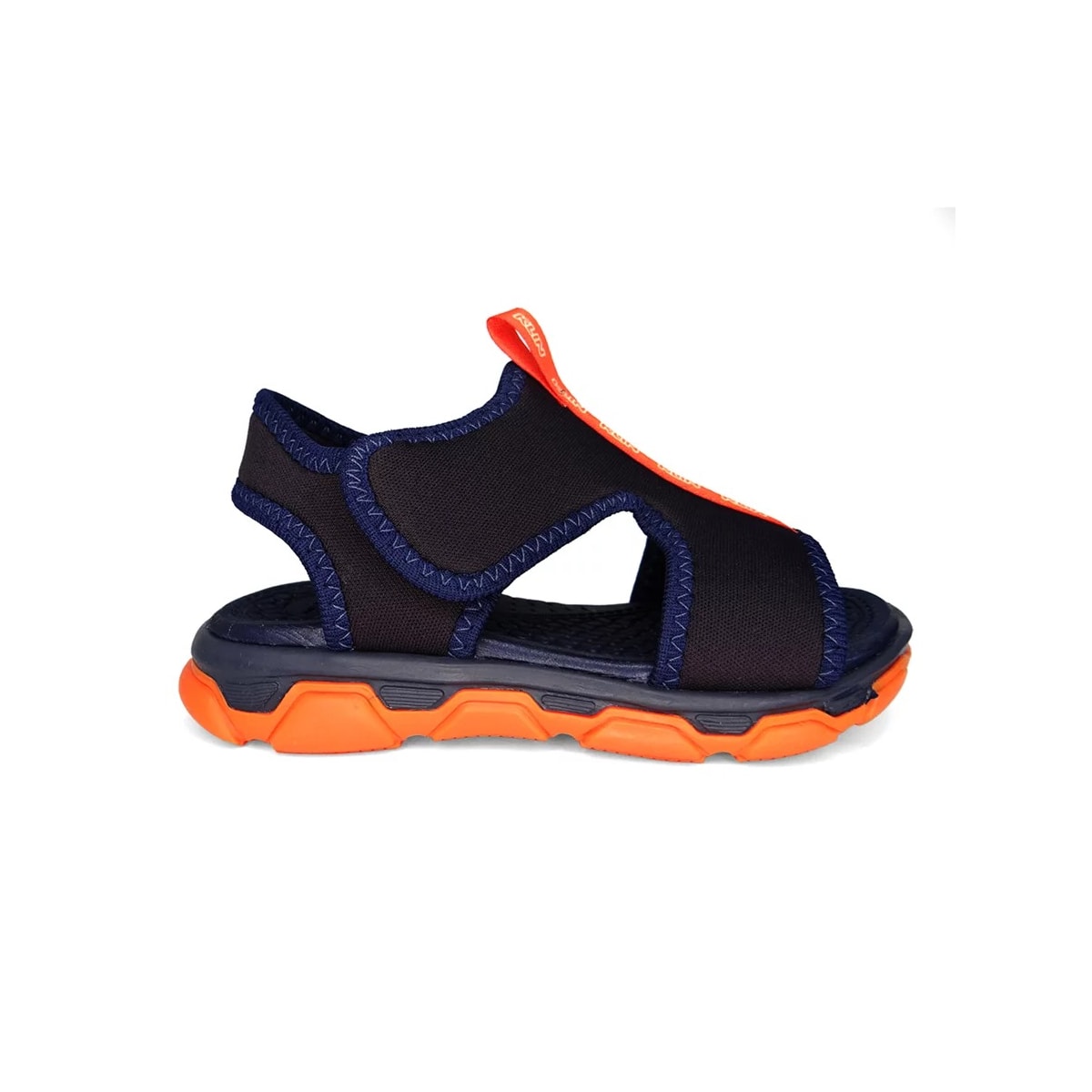 Sandália Klin Papete Infantil Thor 298020 Marinho/Laranja Sandália Klin Papete Infantil Thor 298020 Marinho/Laranja