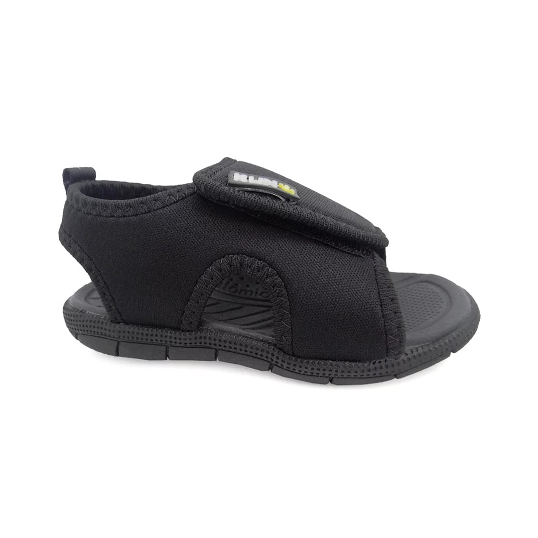 Sandália Klin Papete Infantil Tic Tac 711144 Preto