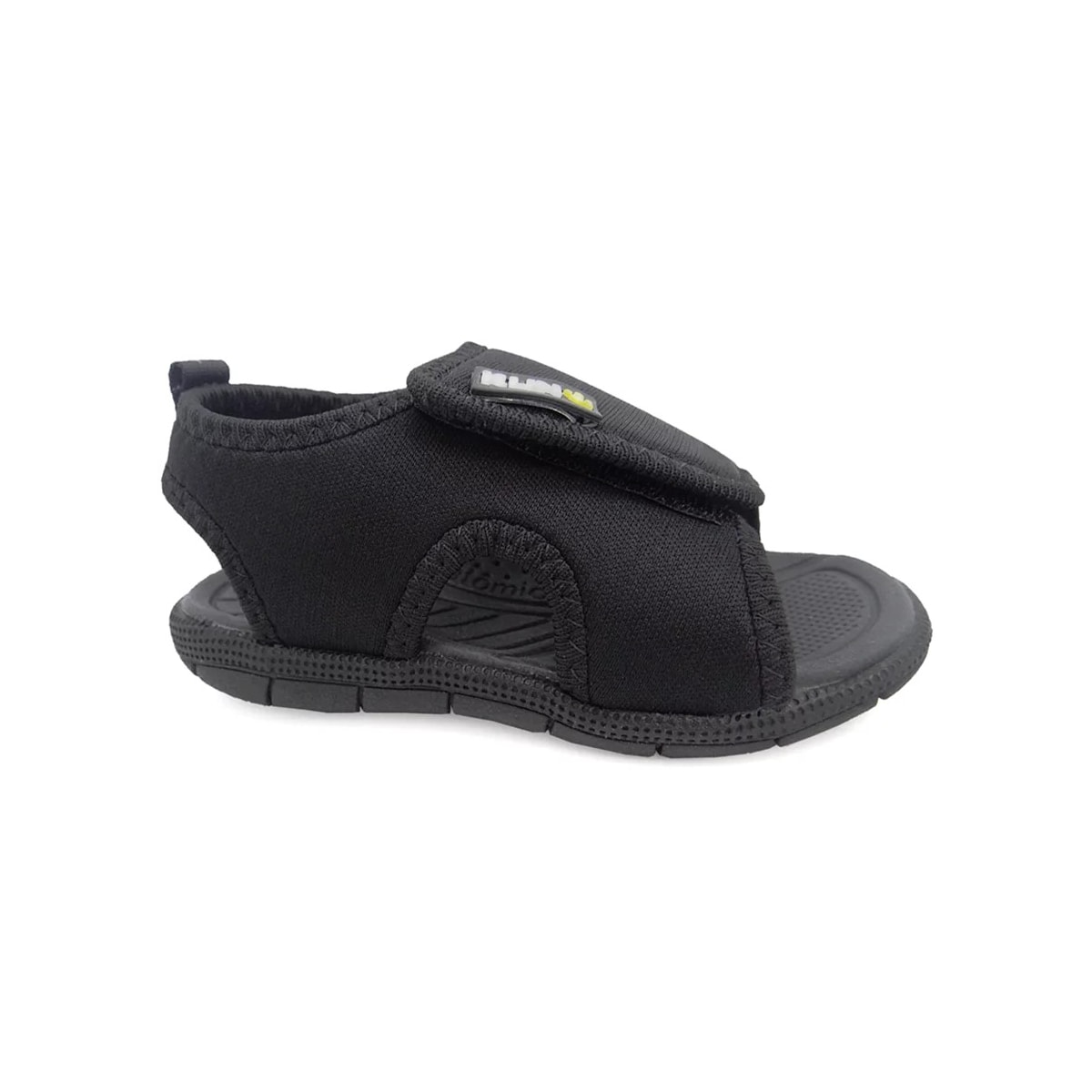 Sandália Klin Papete Infantil Tic Tac 711144 Preto