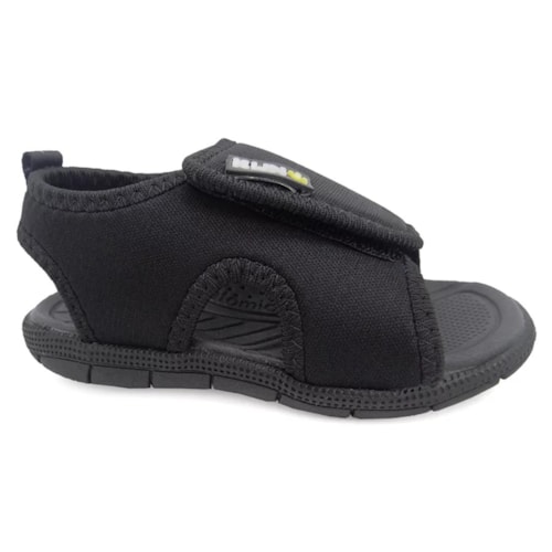 Sandália Klin Papete Infantil Tic Tac 711144 Preto