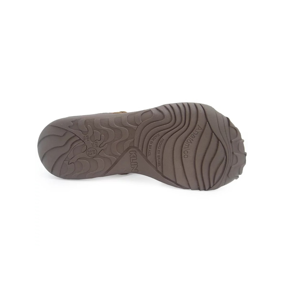 Sandália Klin Papete Infantil Urban 129138 Caramelo/Chocolate