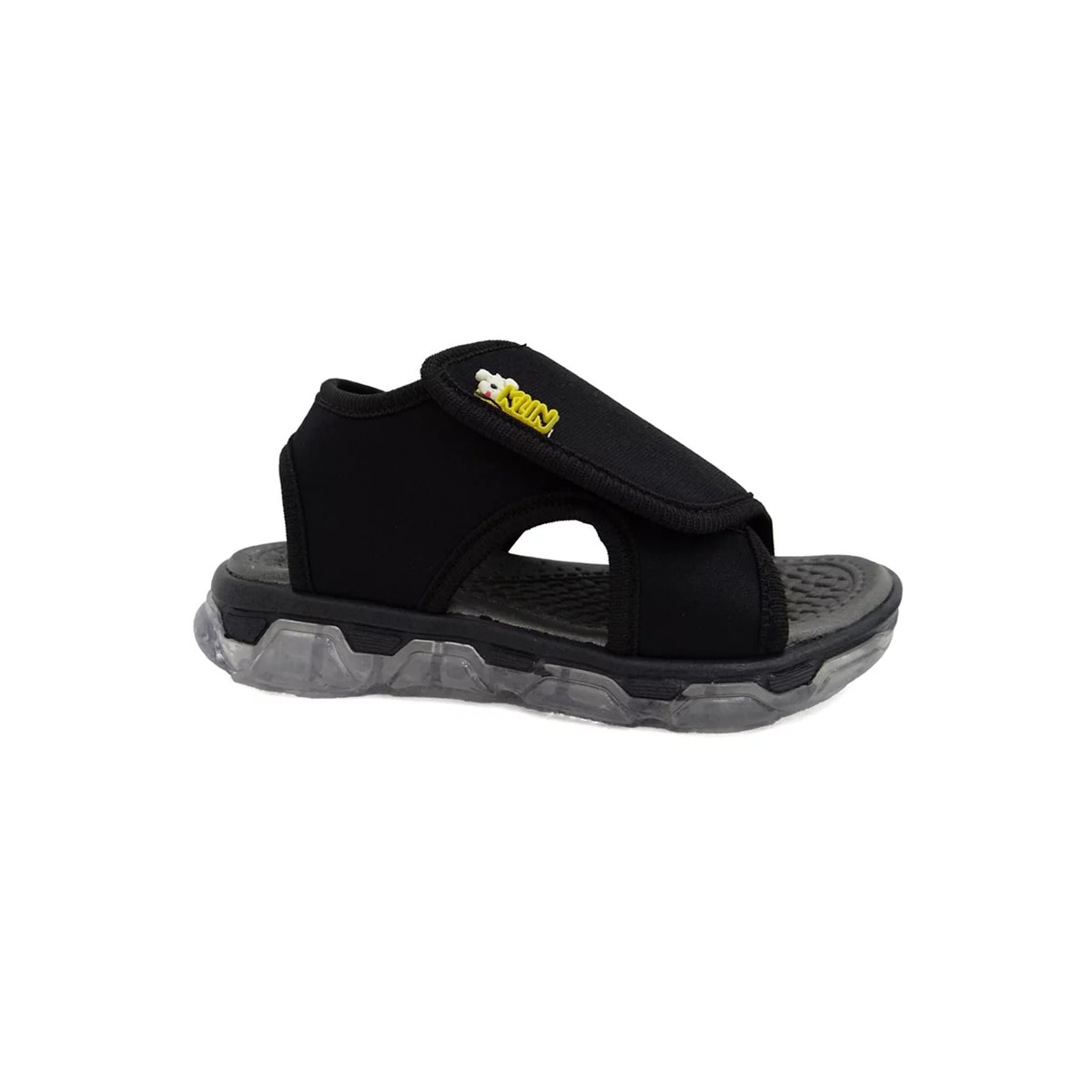 Sandália Klin Papete Led Infantil Light 132062 Preto/Amarelo Sandália Klin Papete Led Infantil Light 132062 Preto/Amarelo