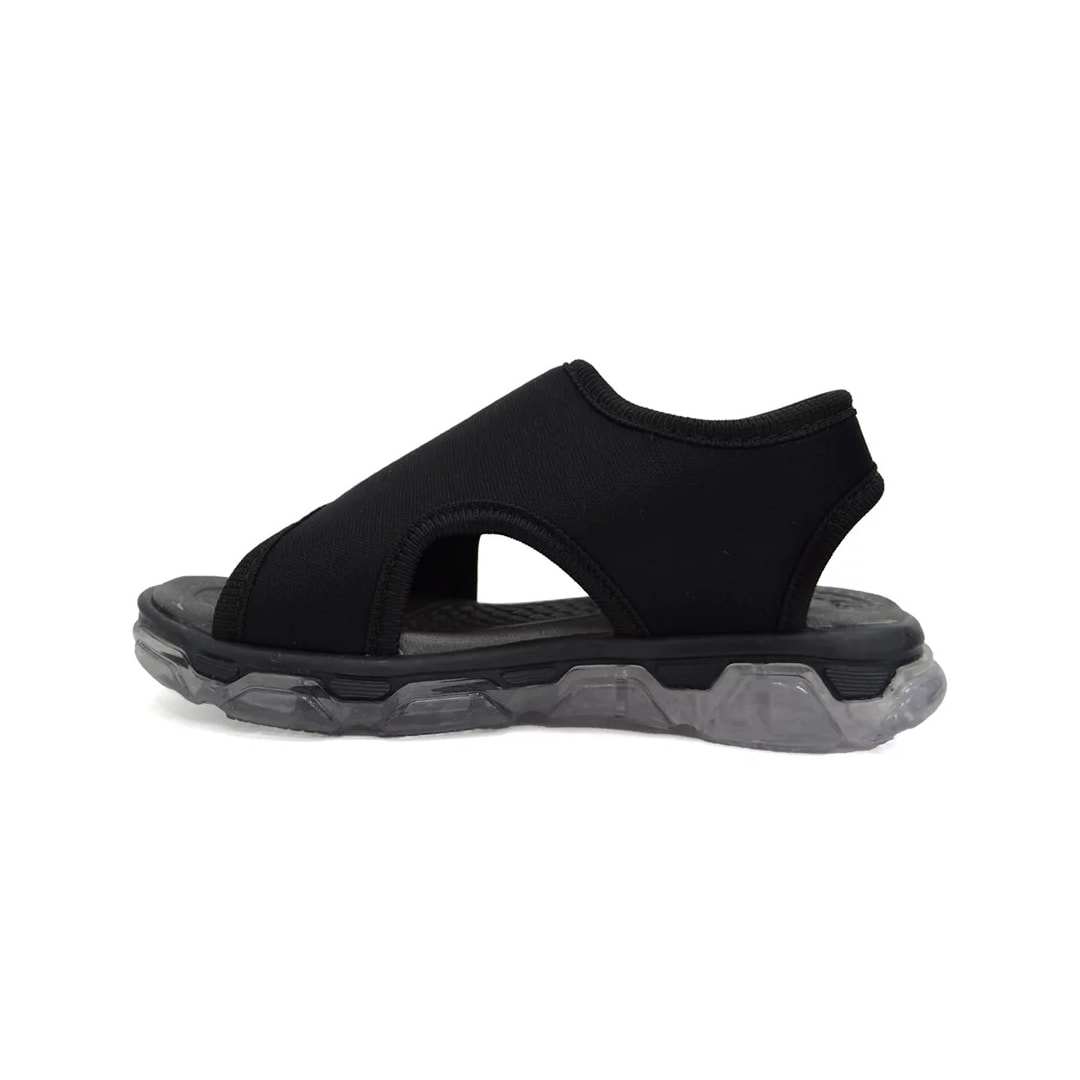 Sandália Klin Papete Led Infantil Light 132062 Preto/Amarelo