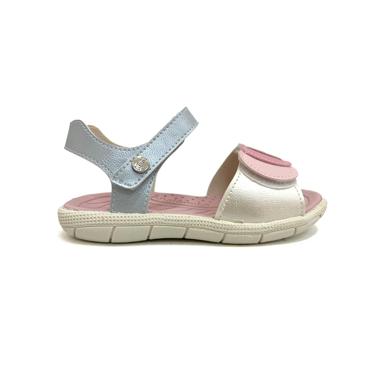 Sandália Klin Tic Tac Papete 171224 Azul Candy Metalizado Sandália Klin Tic Tac Papete 171224 Azul Candy Metalizado