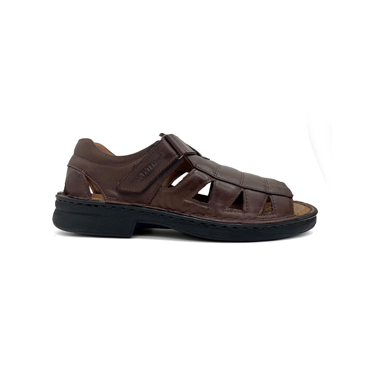 Sandália Leveterapia Masculina Em Couro L44003 Cafe Sandália Leveterapia Masculina Em Couro L44003 Cafe