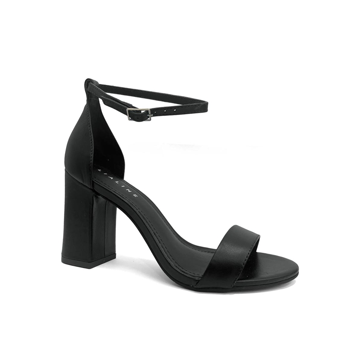 Sandália Lia Line Salto Bloco Couro 2318.71676 Preto Sandália Lia Line Salto Bloco Couro 2318.71676 Preto
