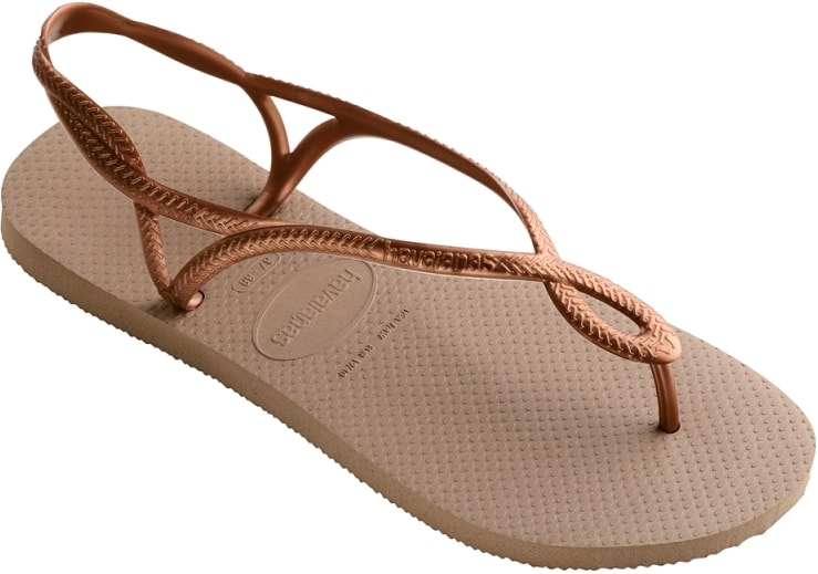 SANDALIA LUNA - HAVAIANAS - ROSE GOLD/ROSE GOLD - Linha Conforto
