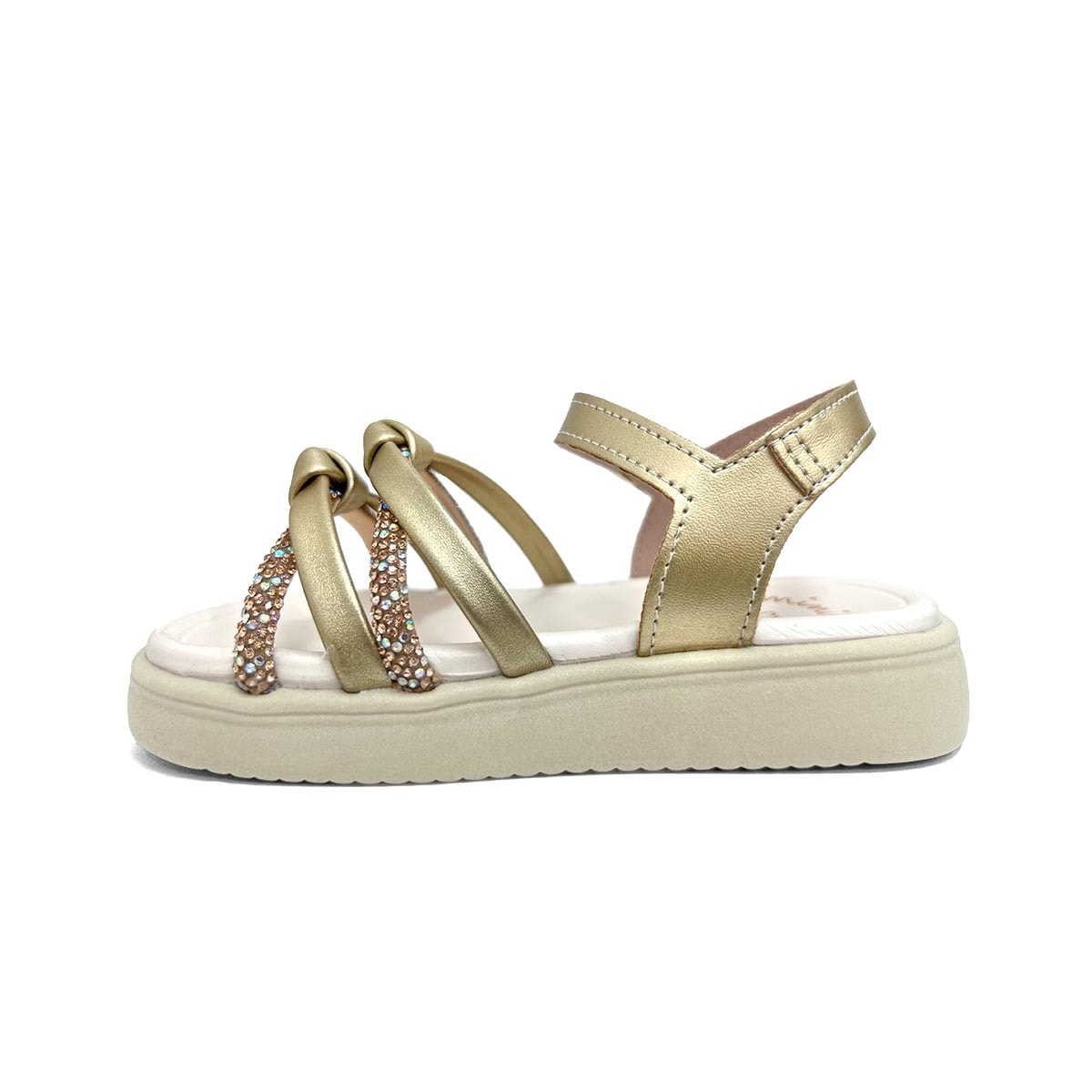 Sandália Mini Sua Cia 7051.00635 Light Gold Sandália Mini Sua Cia 7051.00635 Light Gold