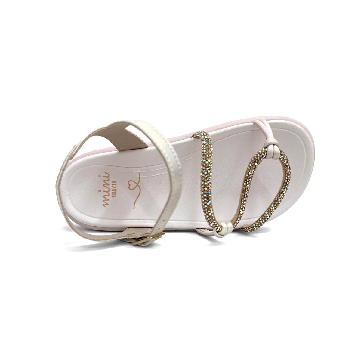 Sandália Mini Sua Cia 9158.51966 Rosa Ballet Sandália Mini Sua Cia 9158.51966 Rosa Ballet