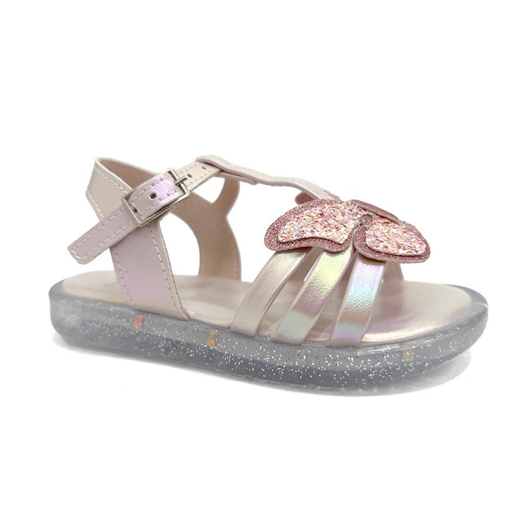 Sandália Mini Sua Cia Com Led 7060.00595 Rosa Ballet
