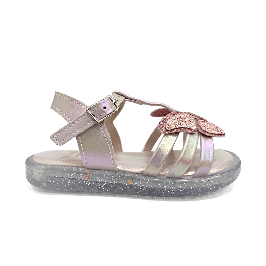 Sandália Mini Sua Cia Com Led 7060.00595 Rosa Ballet