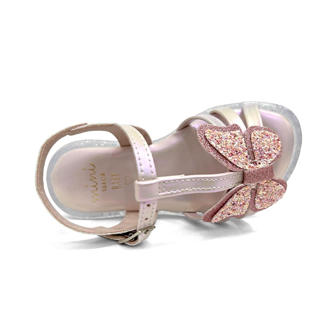 Sandália Mini Sua Cia Com Led 7060.00595 Rosa Ballet Sandália Mini Sua Cia Com Led 7060.00595 Rosa Ballet