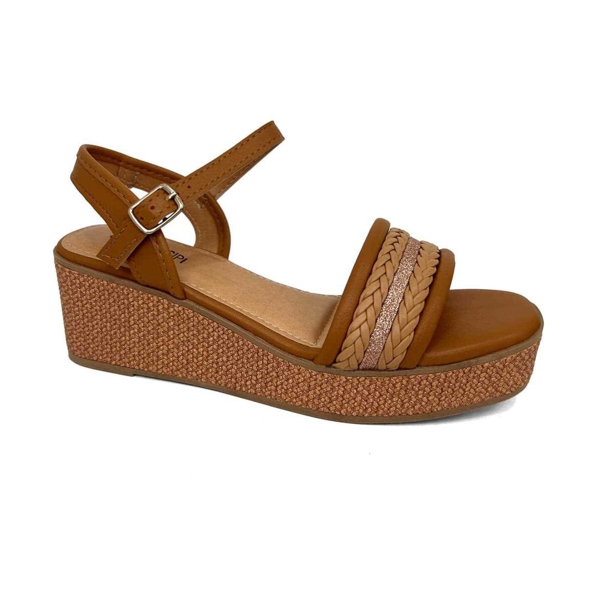 Sandália Mississipi Anabela Mc111 Camel Sandália Mississipi Anabela Mc111 Camel