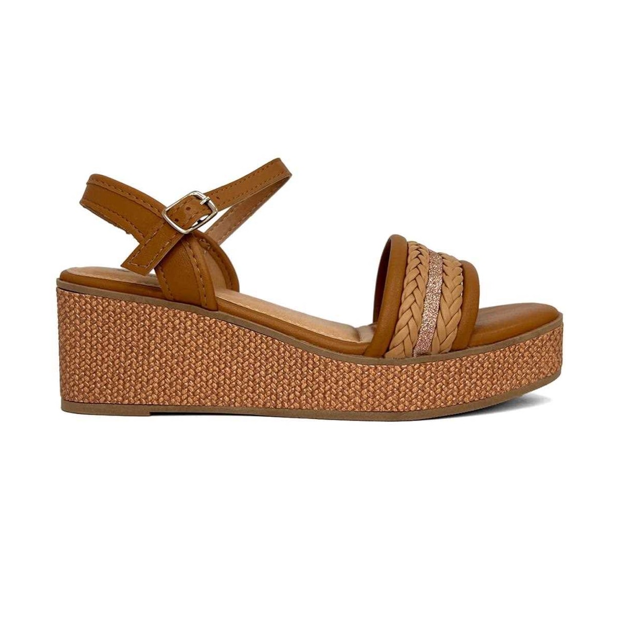 Sandália Mississipi Anabela Mc111 Camel Sandália Mississipi Anabela Mc111 Camel