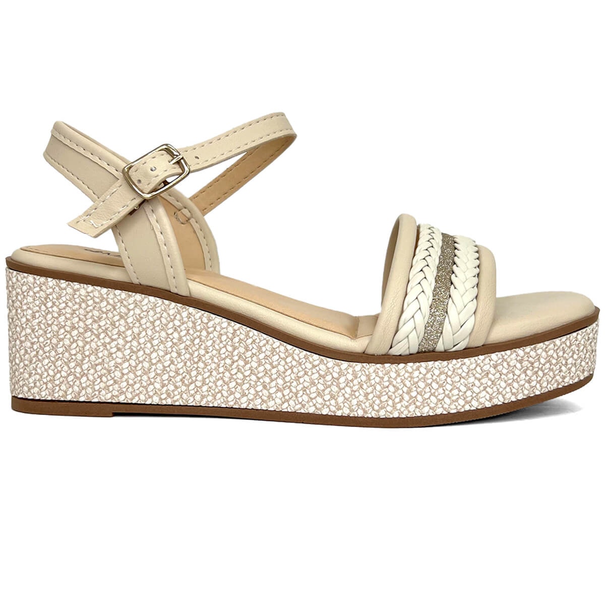 Sandália Mississipi Anabela Mc111 Cotton Sandália Mississipi Anabela Mc111 Cotton