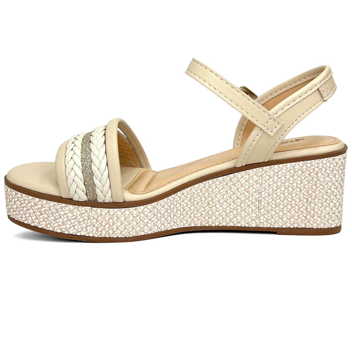 Sandália Mississipi Anabela Mc111 Cotton Sandália Mississipi Anabela Mc111 Cotton