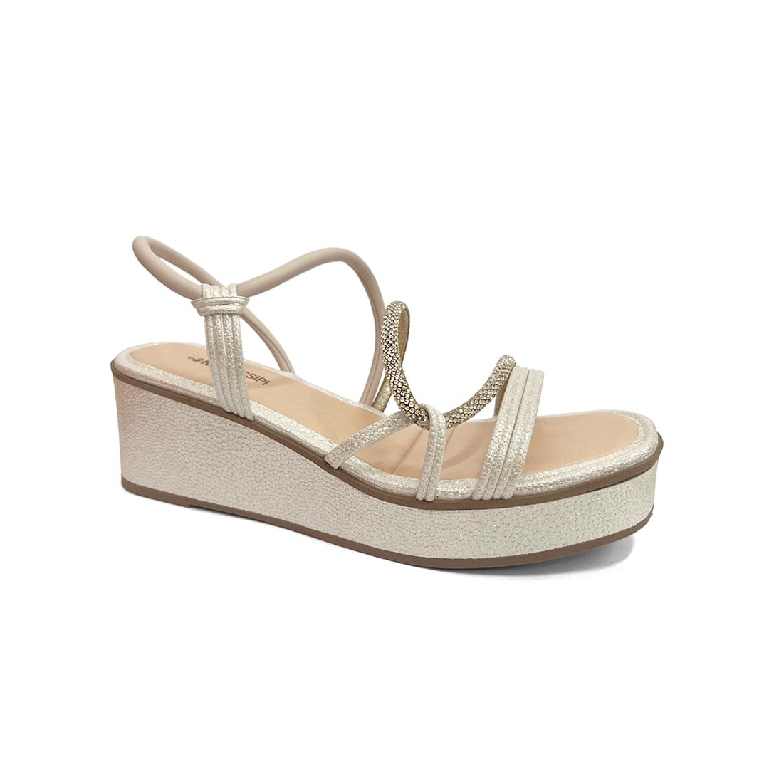 Sandália Mississipi Anabela Me673 Cotton Sandália Mississipi Anabela Me673 Cotton