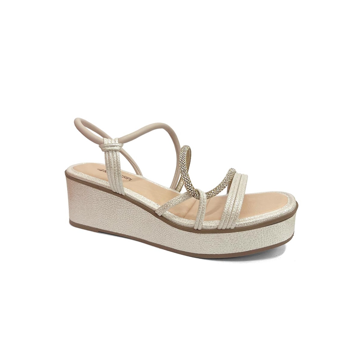 Sandália Mississipi Anabela Me673 Cotton Sandália Mississipi Anabela Me673 Cotton